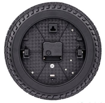 Zegar ścienny Perfect 36 cm – Opona samochodowa, motoryzacyjny zegar do garażu i pokoju (1).jpg
